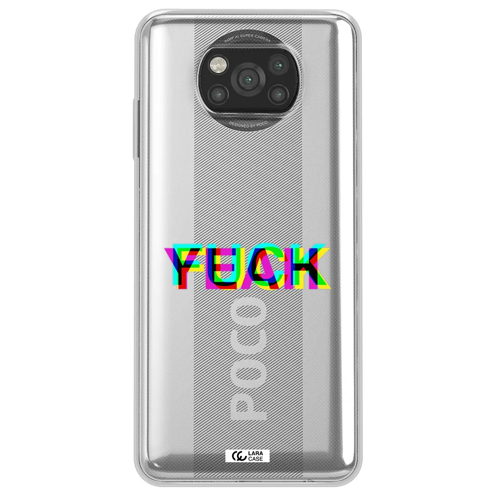 F#*K Yeah Xiaomi Poco X3 Clear TPU Case