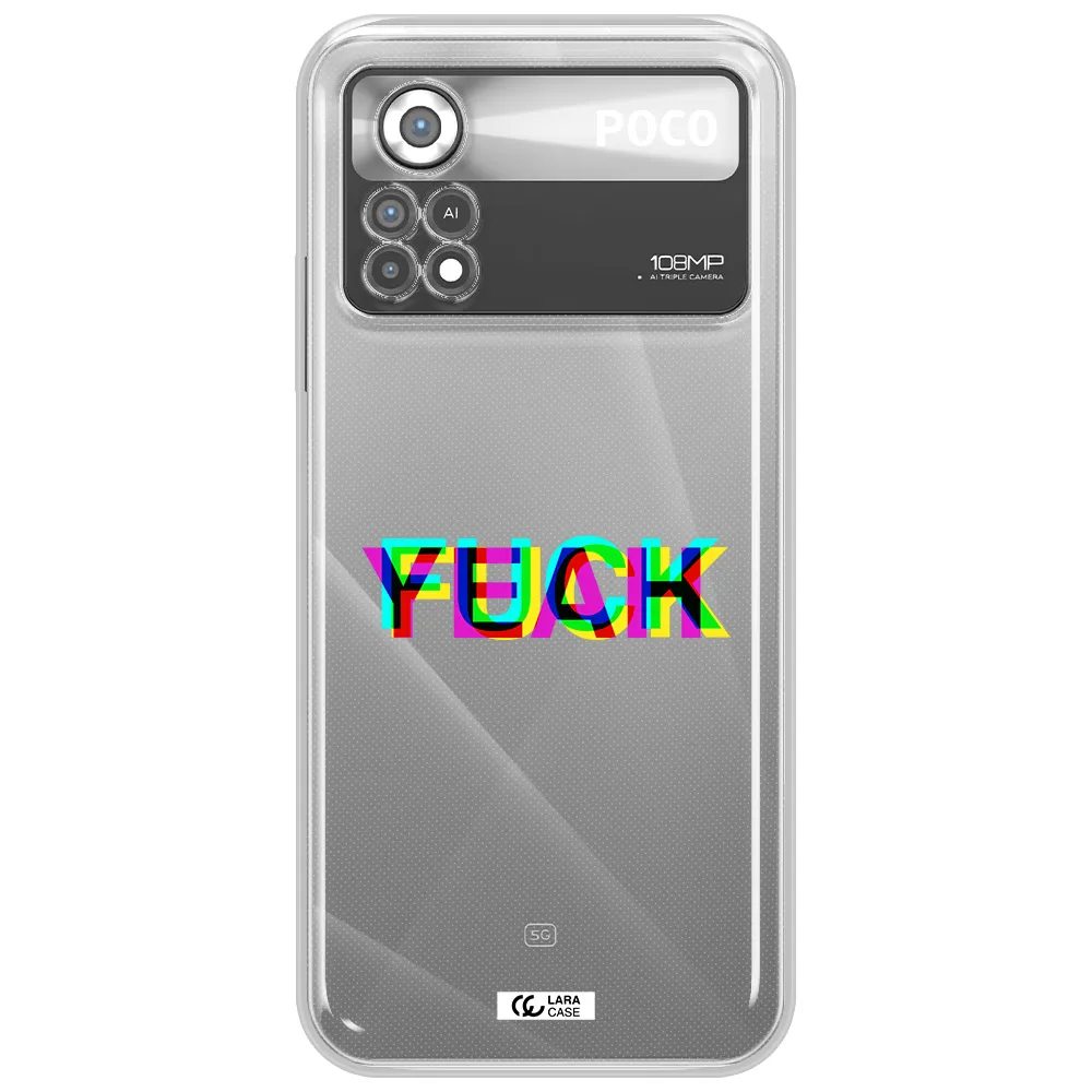 F#*K Yeah Xiaomi Poco X4 Pro Clear TPU Case