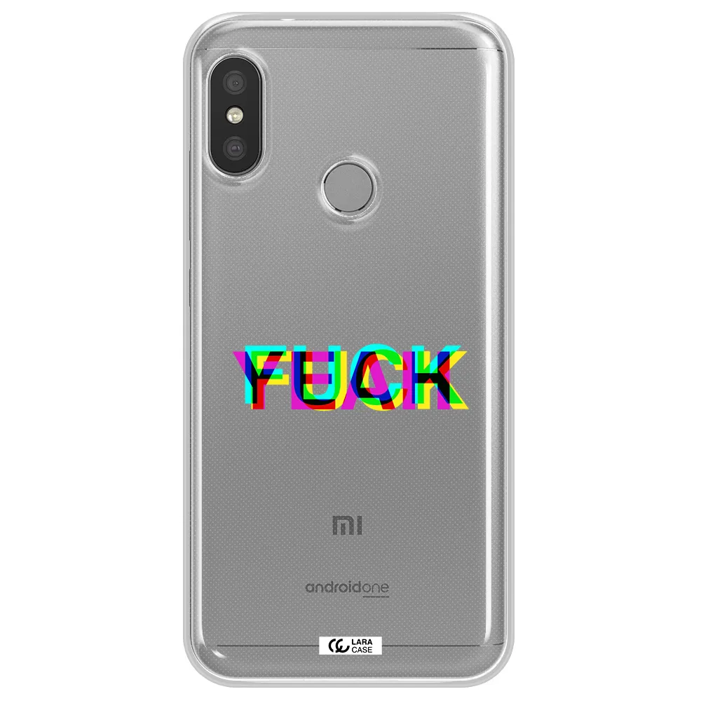 F#*K Yeah Xiaomi Redmi 6 Pro Clear TPU Case