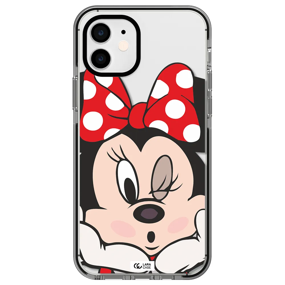 Minnie Mouse Apple iPhone 11 impact black border Case