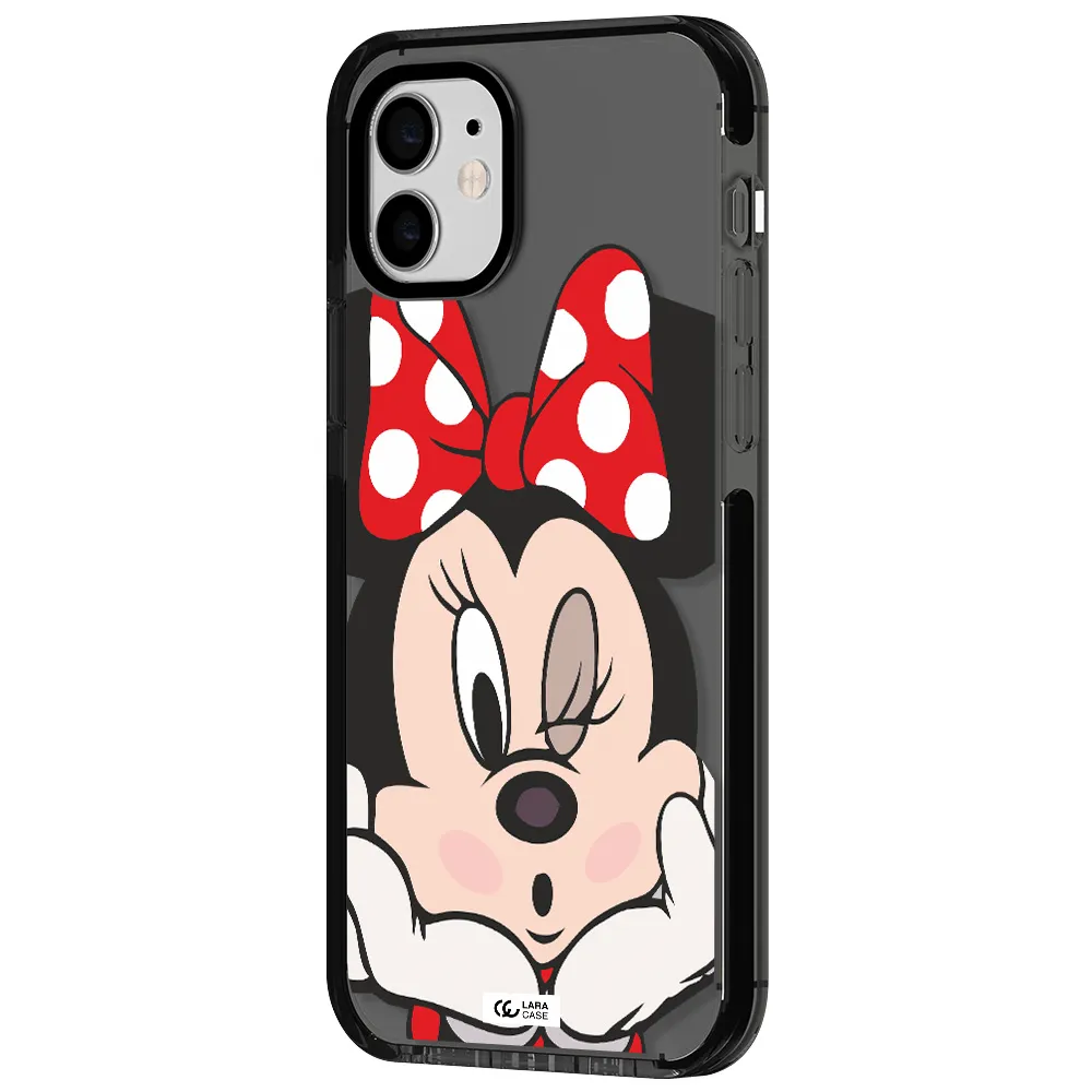 Minnie Mouse Apple iPhone 11 impact Smoke Black Case