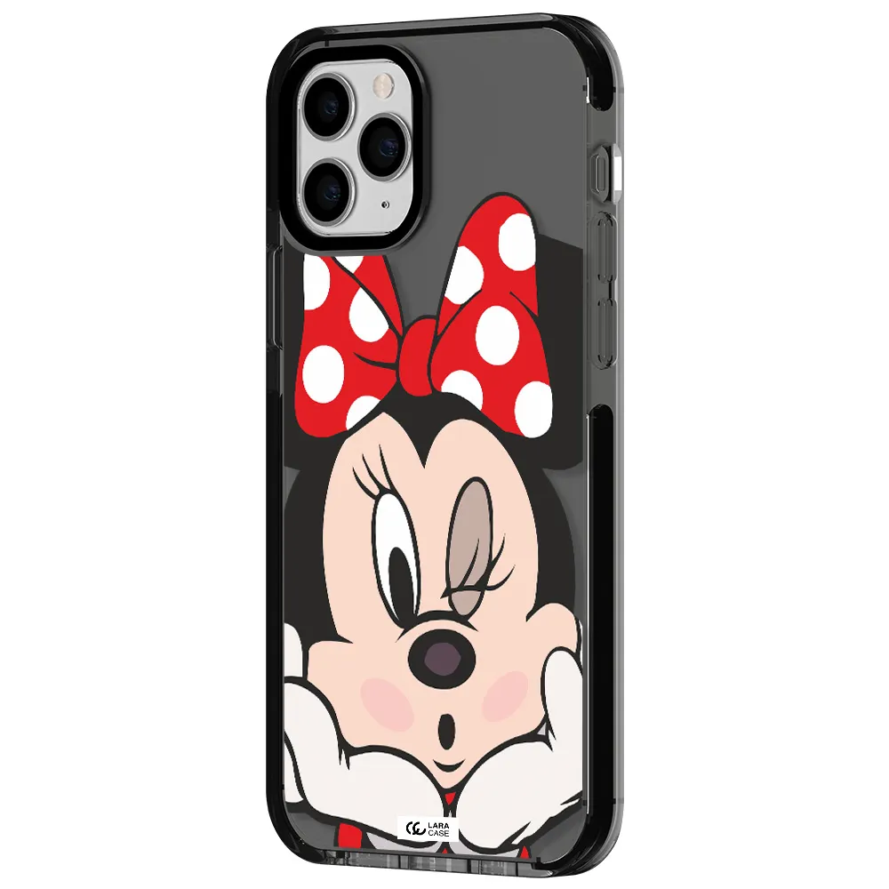 Minnie Mouse Apple iPhone 11 pro impact Smoke Black Case