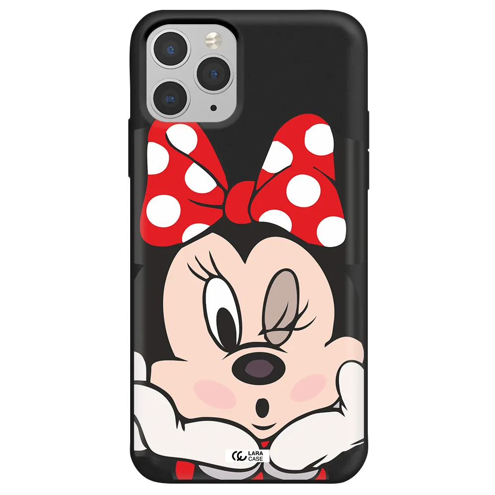 Minnie Mouse Apple iPhone 11 pro max Silicone black Case