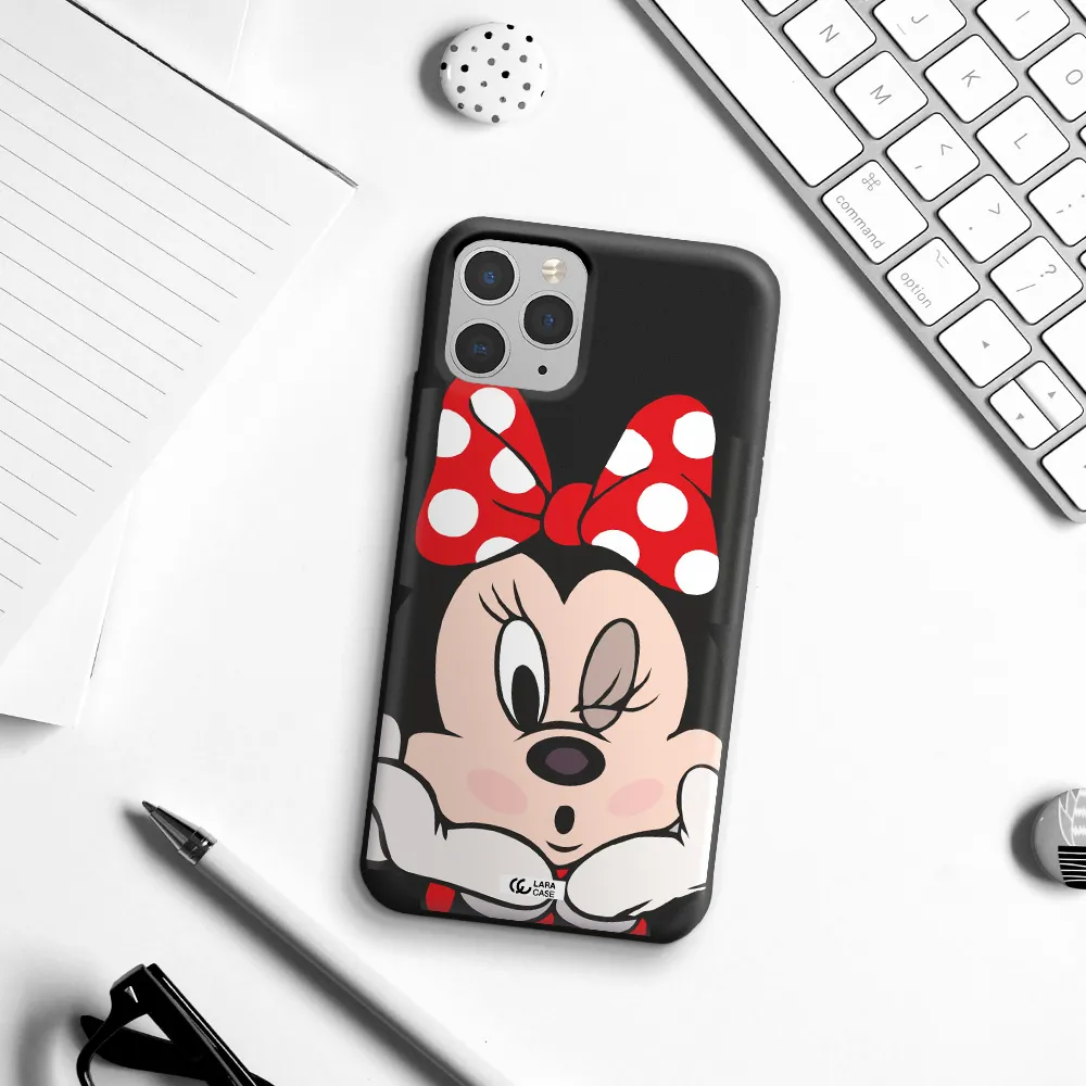 Minnie Mouse Apple iPhone 11 pro Silicone black Case