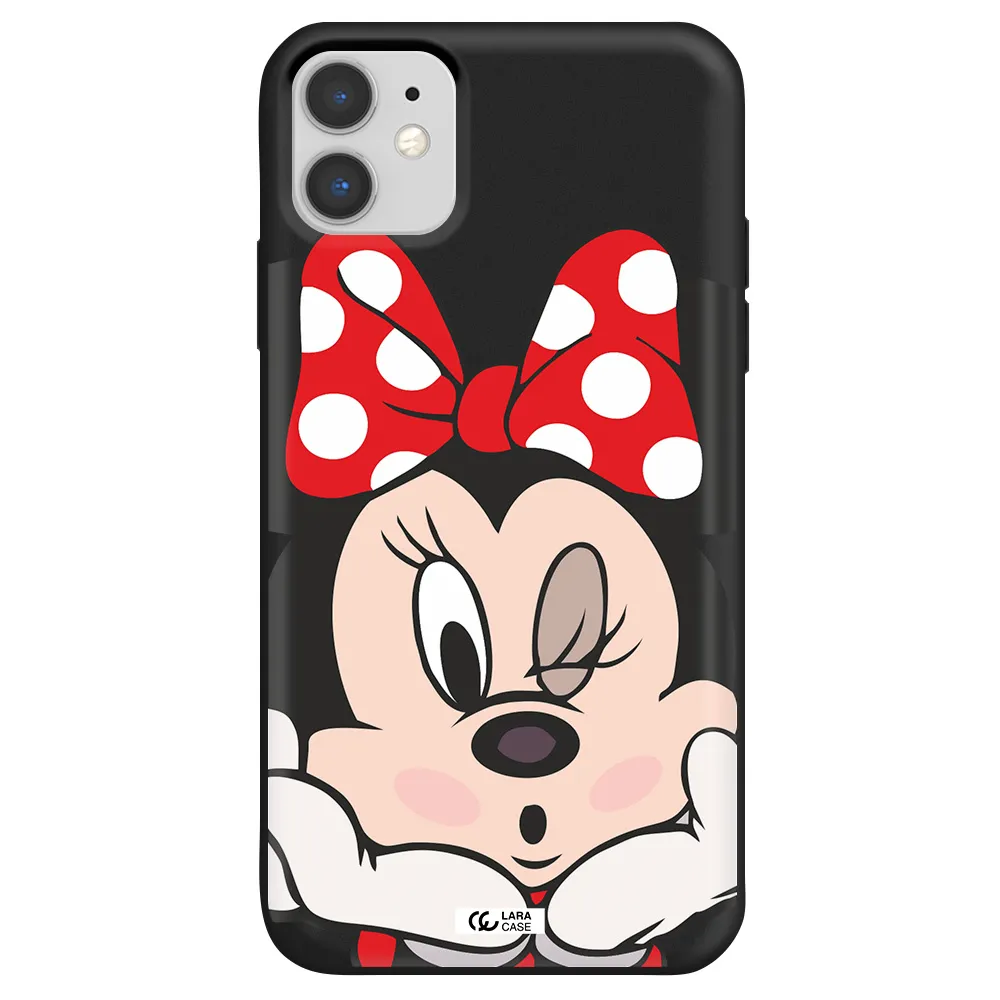 Minnie Mouse Apple iPhone 11 Silicone black Case