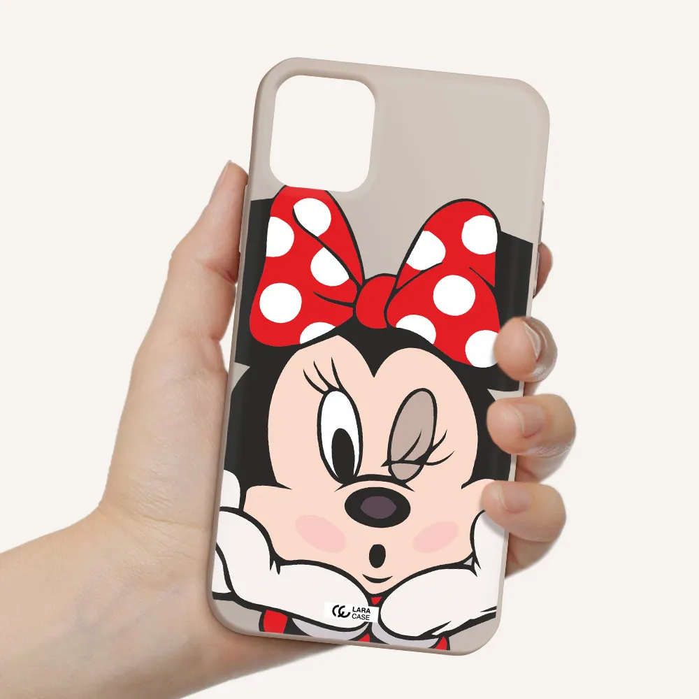 Minnie Mouse Apple iPhone 11 Silicone Stone Case