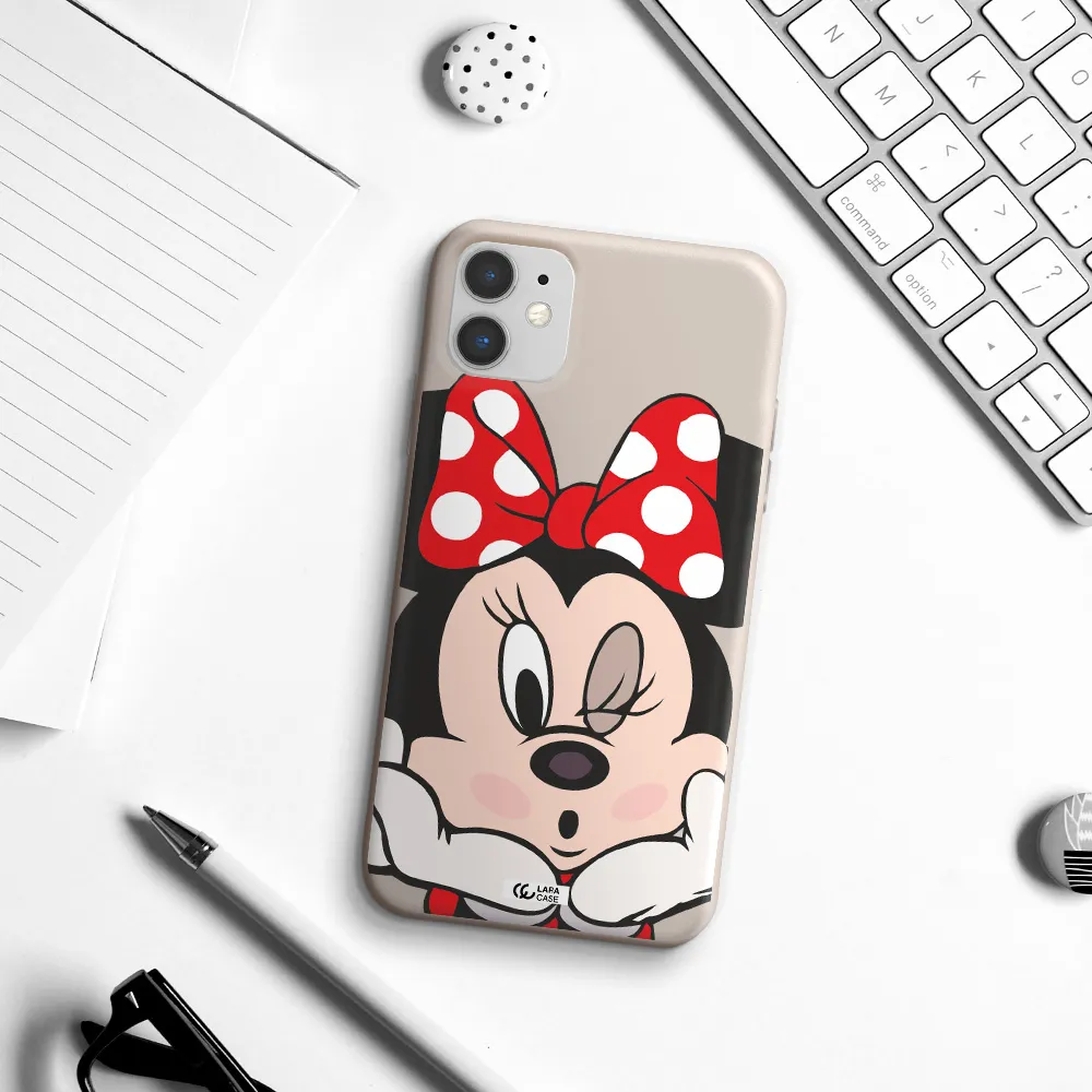 Minnie Mouse Apple iPhone 11 Silicone Stone Case