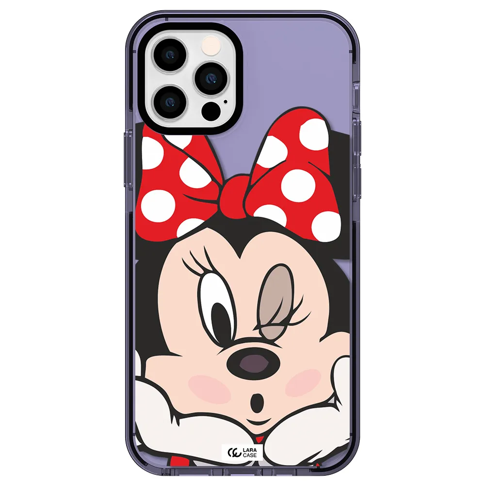 Minnie Mouse Apple iPhone 12 pro impact Lilac Case