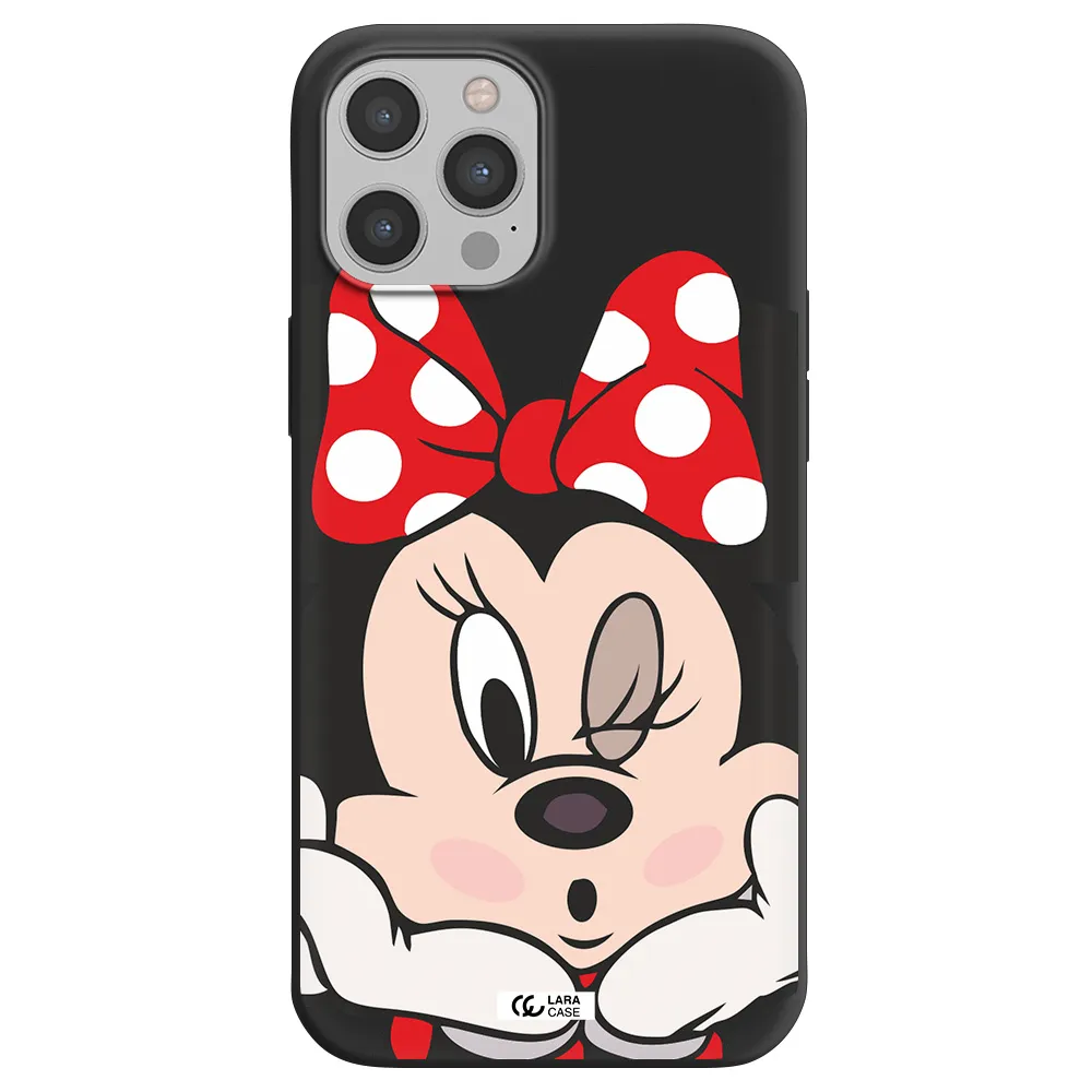 Minnie Mouse Apple iPhone 12 pro Silicone black Case