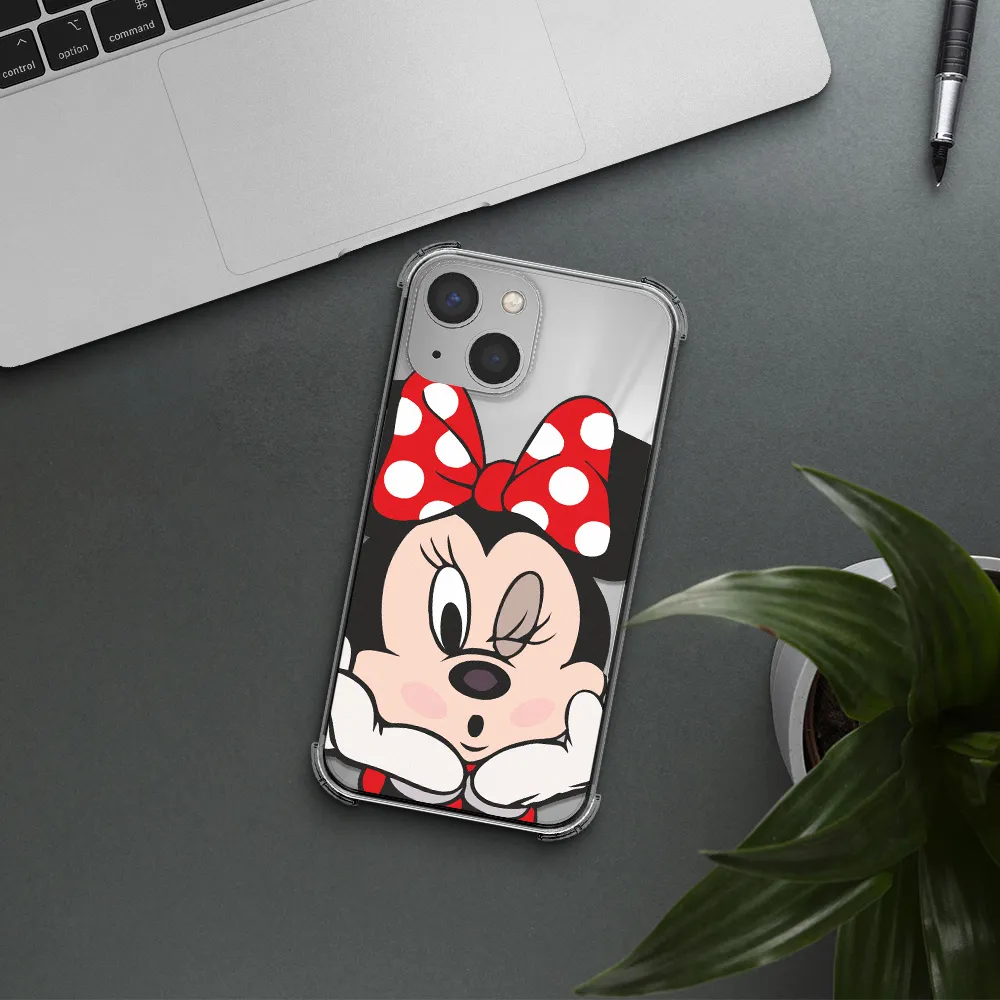 Minnie Mouse Apple iPhone 13 Clear PC Case