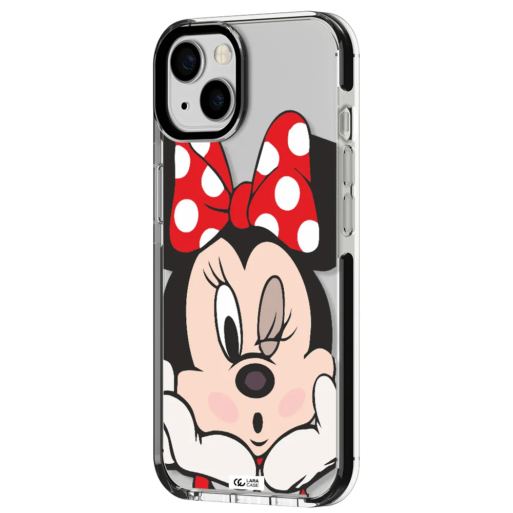 Minnie Mouse Apple iPhone 13 impact black border Case