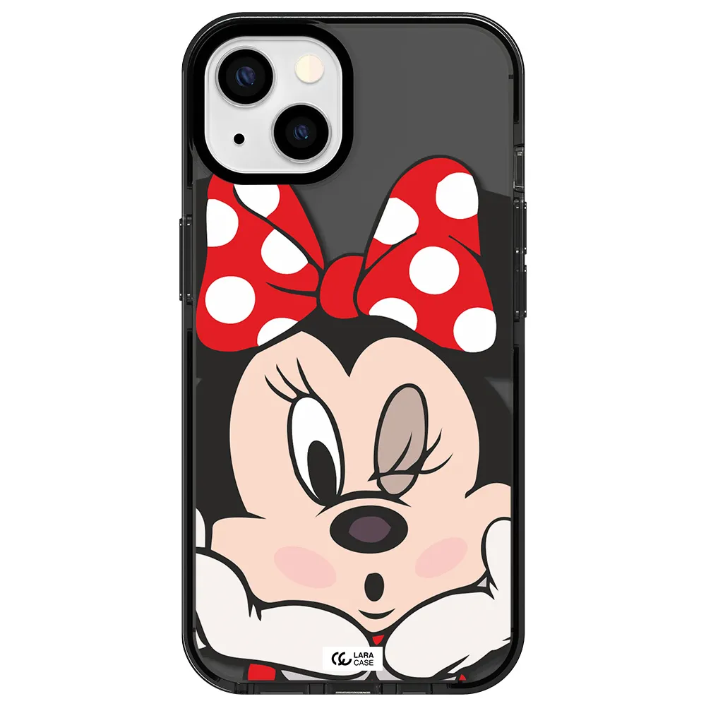 Minnie Mouse Apple iPhone 13 impact Smoke Black Case