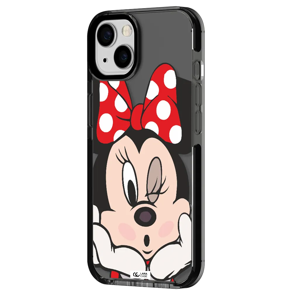 Minnie Mouse Apple iPhone 13 impact Smoke Black Case