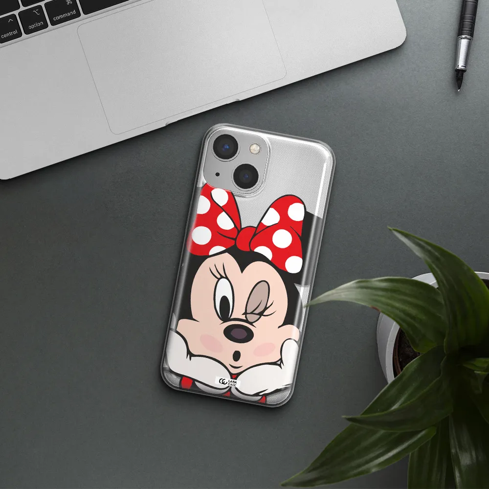Minnie Mouse Apple iPhone 13 mini Clear TPU Case