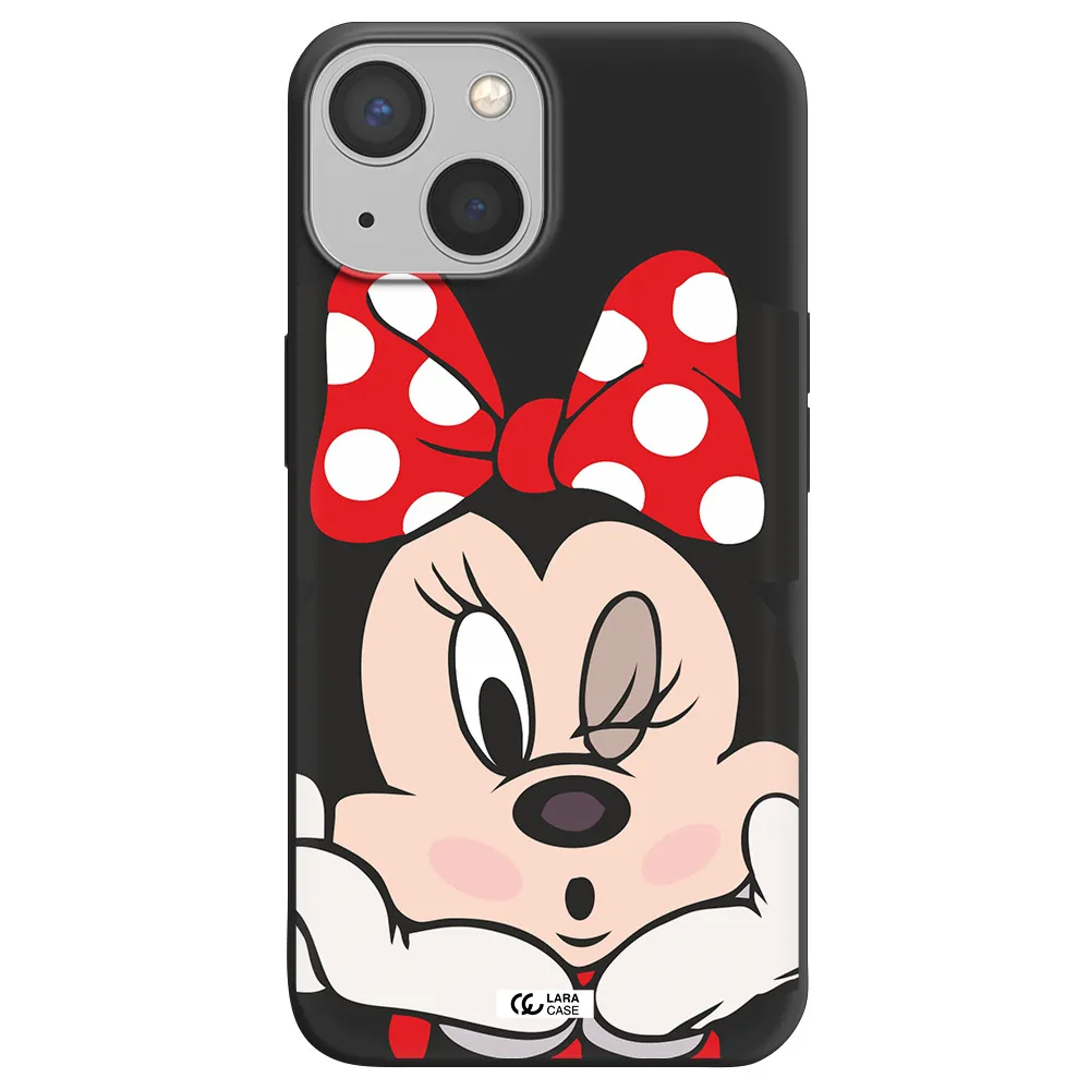 Minnie Mouse Apple iPhone 13 mini Silicone black Case