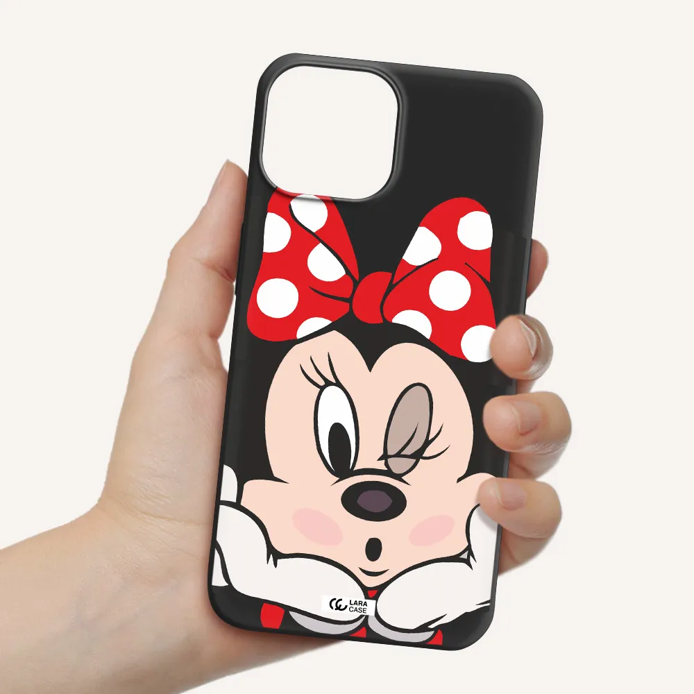 Minnie Mouse Apple iPhone 13 mini Silicone black Case