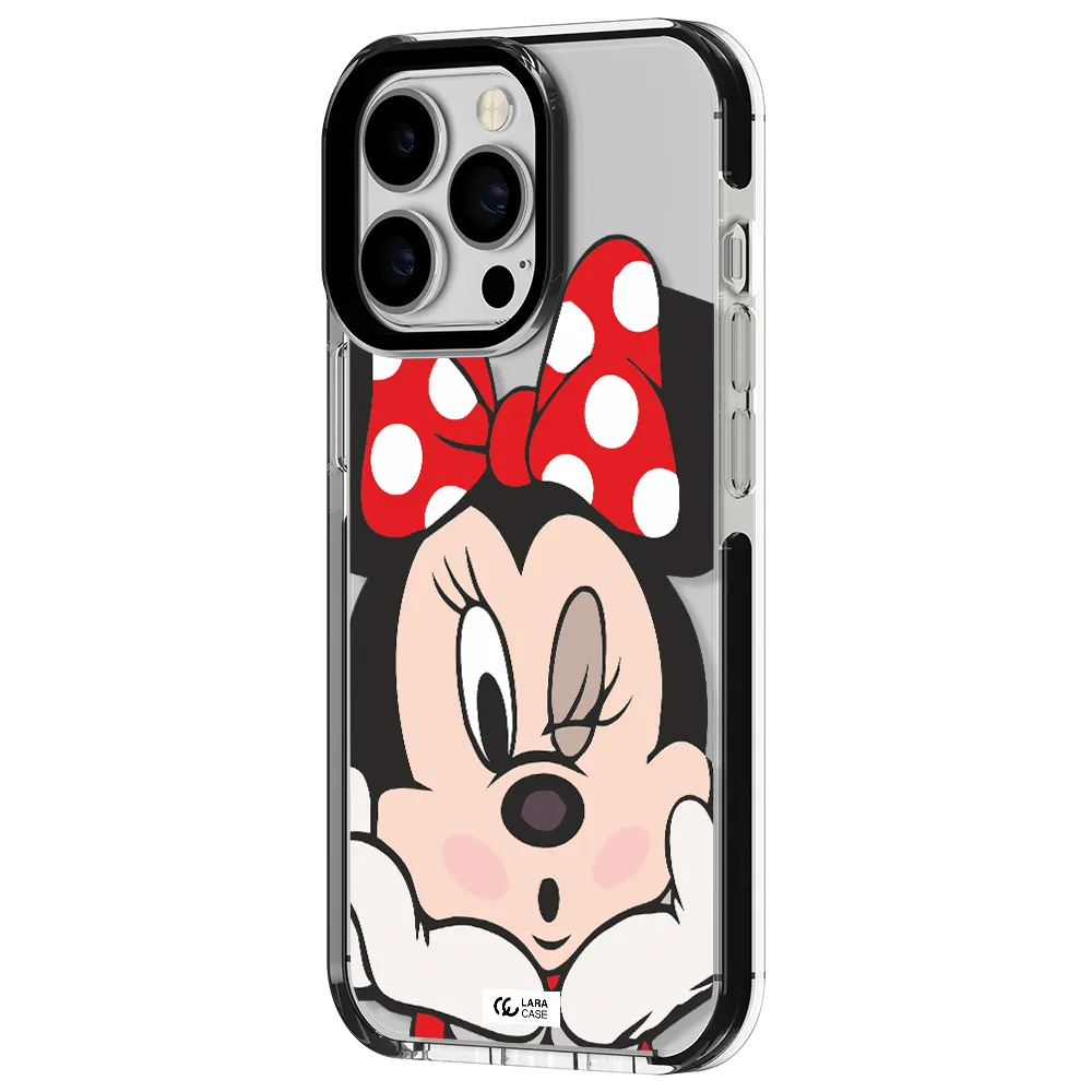 Minnie Mouse Apple iPhone 13 Pro impact black border Case