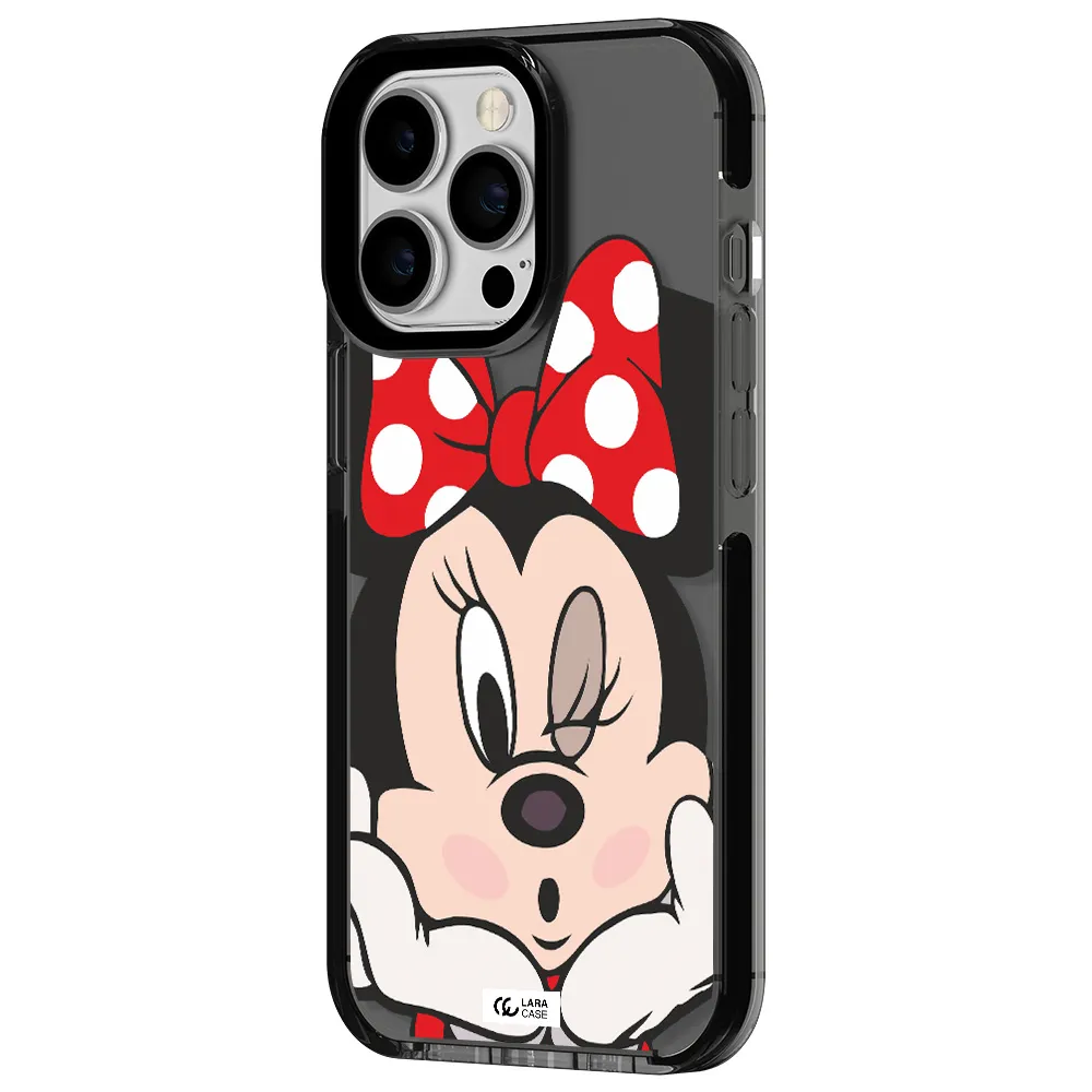 Minnie Mouse Apple iPhone 13 Pro impact Smoke Black Case