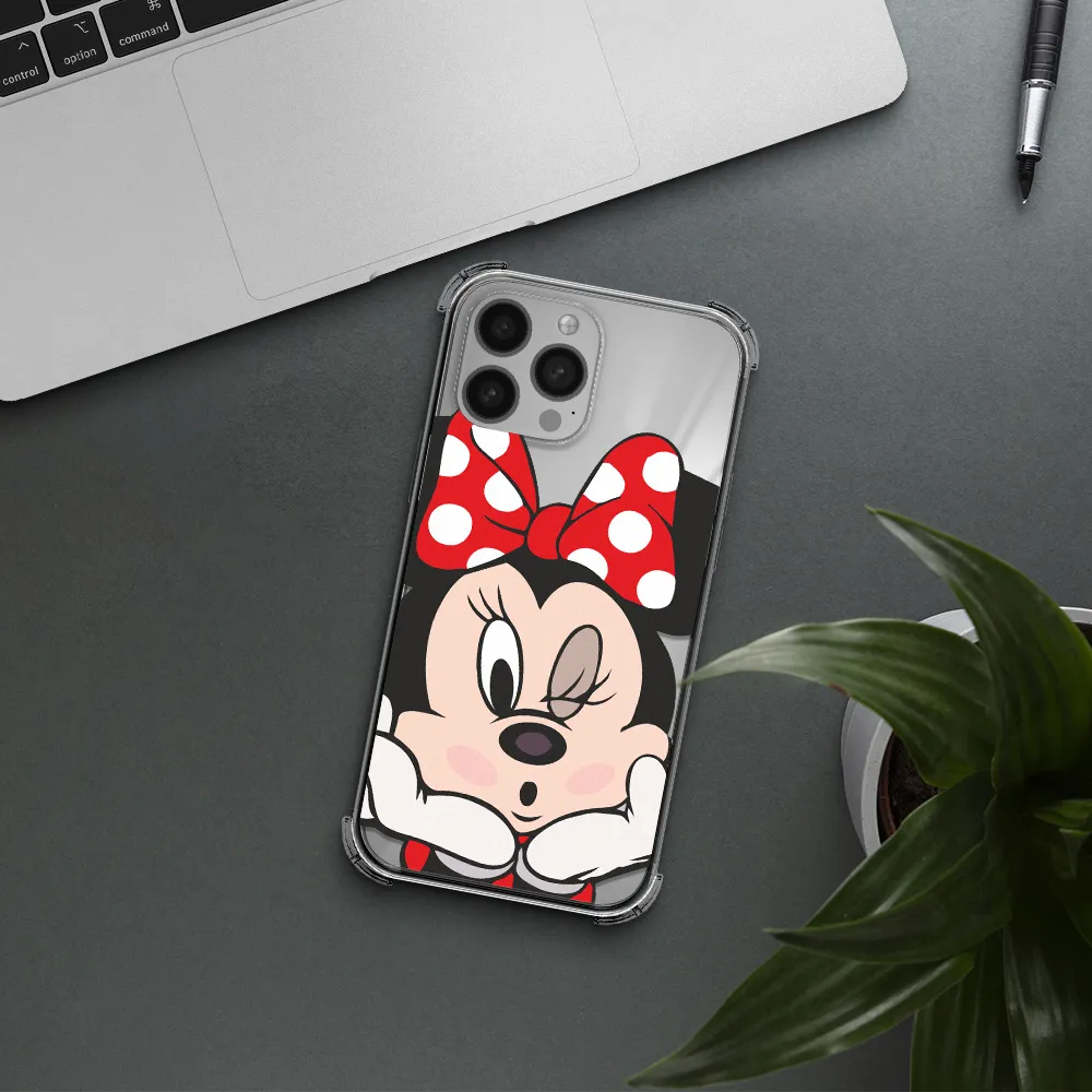 Minnie Mouse Apple iPhone 13 Pro Max Clear PC Case