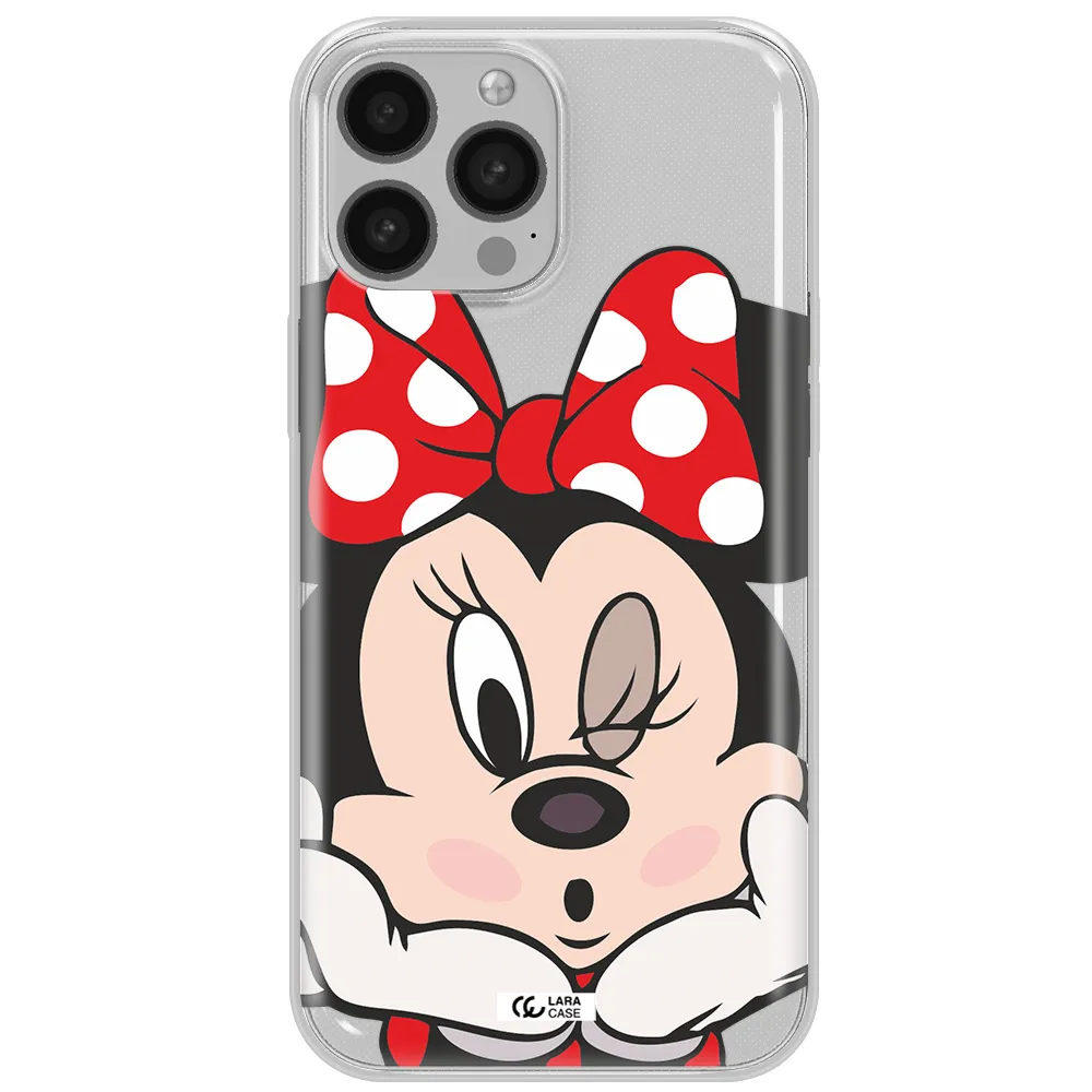 Minnie Mouse Apple iPhone 13 Pro Max Clear TPU Case
