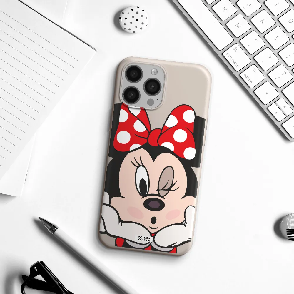 Minnie Mouse Apple iPhone 13 Pro Silicone Stone Case