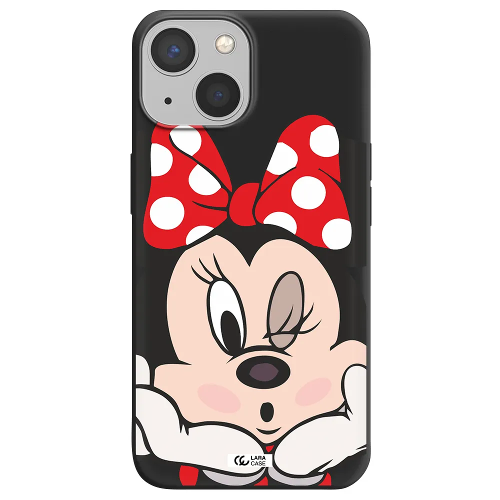 Minnie Mouse Apple iPhone 13 Silicone black Case