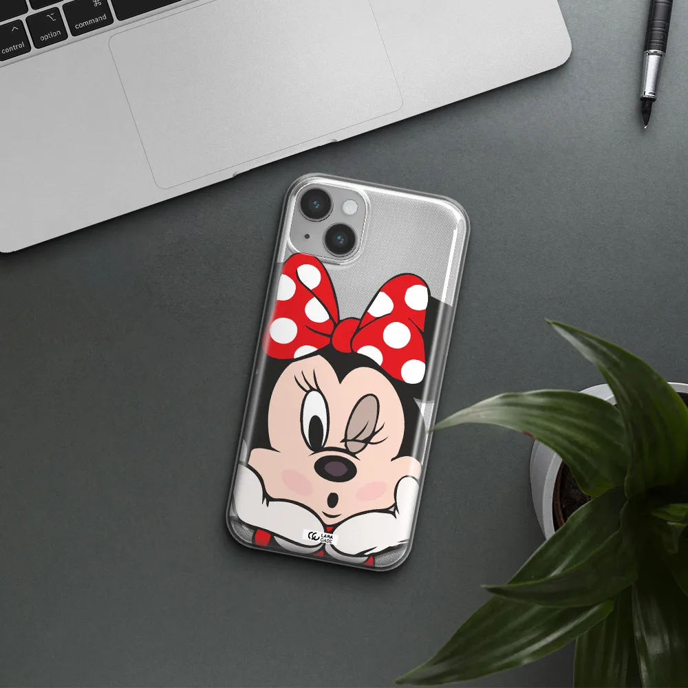 Minnie Mouse Apple iPhone 14 Clear TPU Case