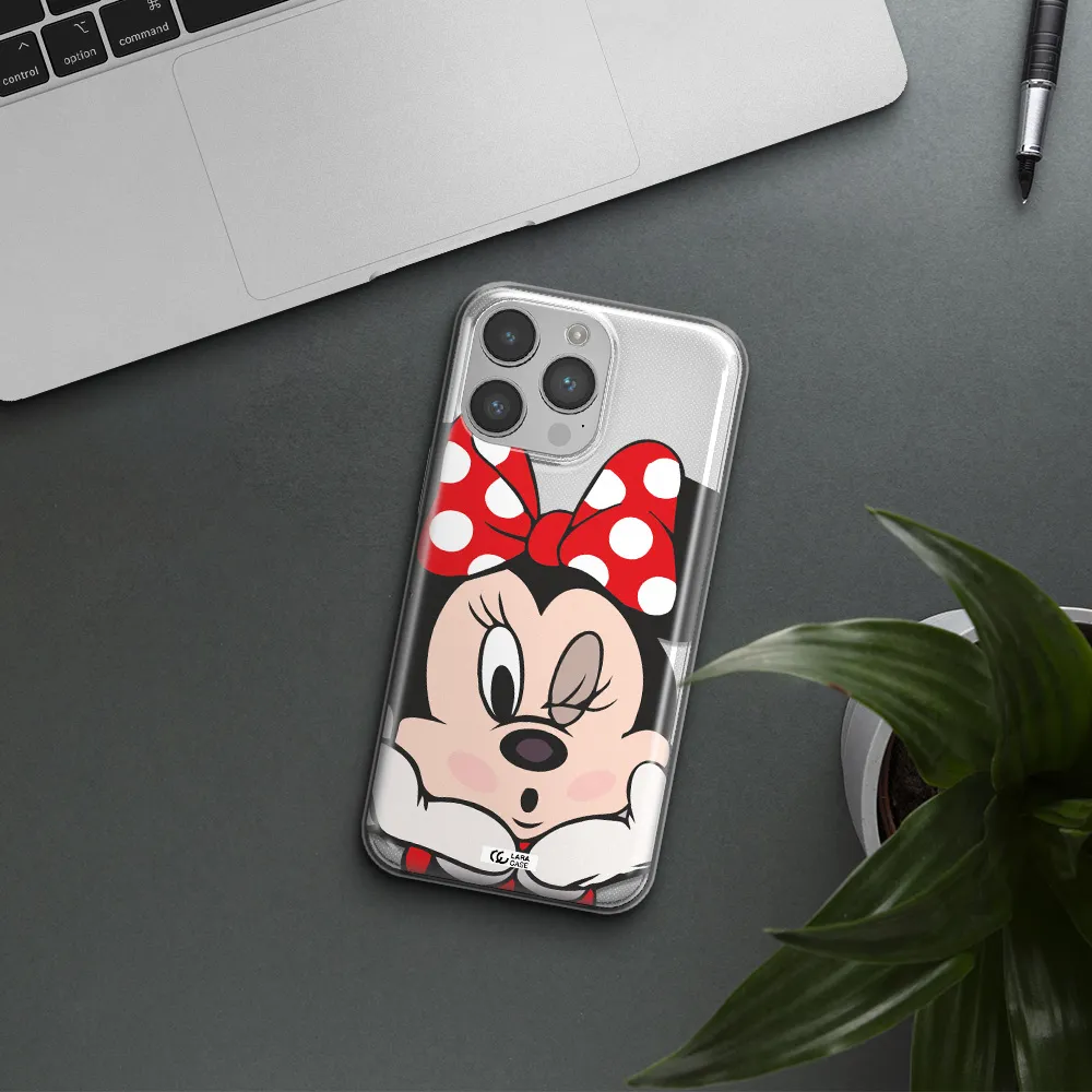 Minnie Mouse Apple iPhone 14 pro Clear TPU Case