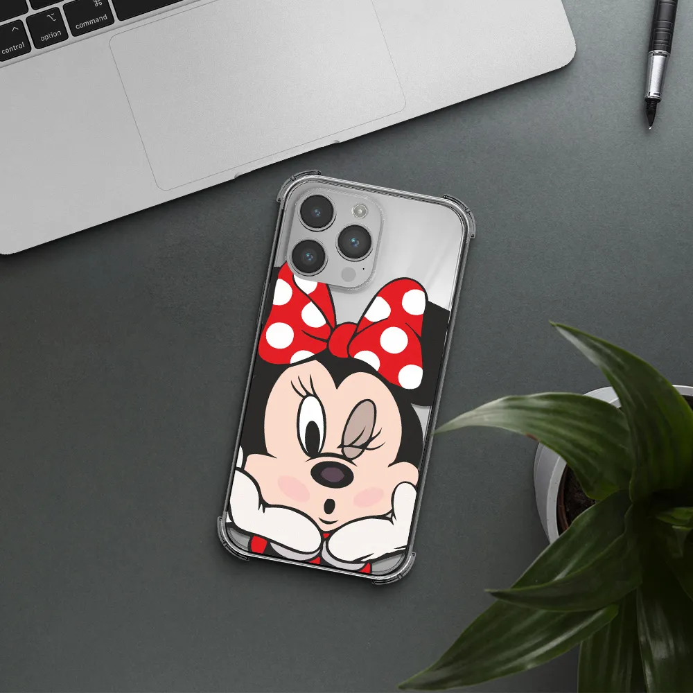 Minnie Mouse Apple iPhone 14 pro max Clear PC Case