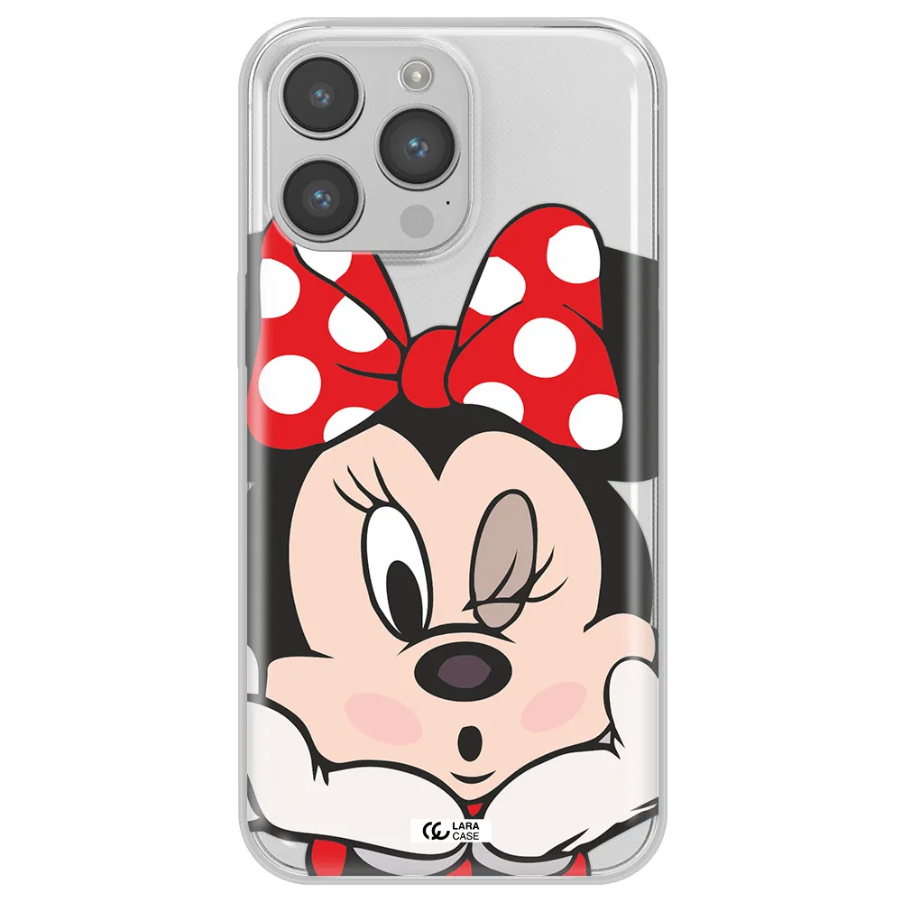 Minnie Mouse Apple iPhone 14 pro max Clear TPU Case