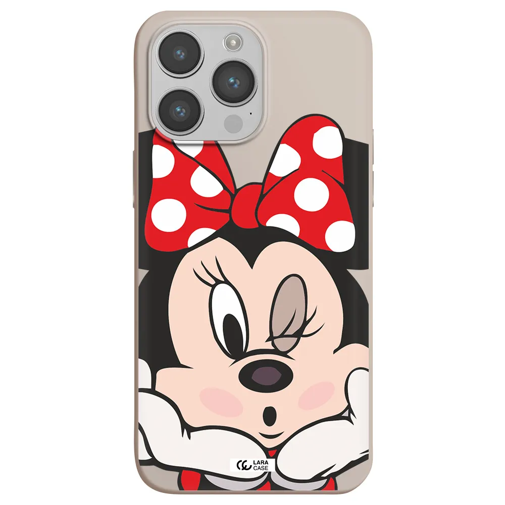 Minnie Mouse Apple iPhone 14 pro Silicone Stone Case