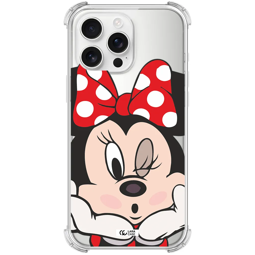 Minnie Mouse Apple Iphone 16 Pro Max Clear Pc Case