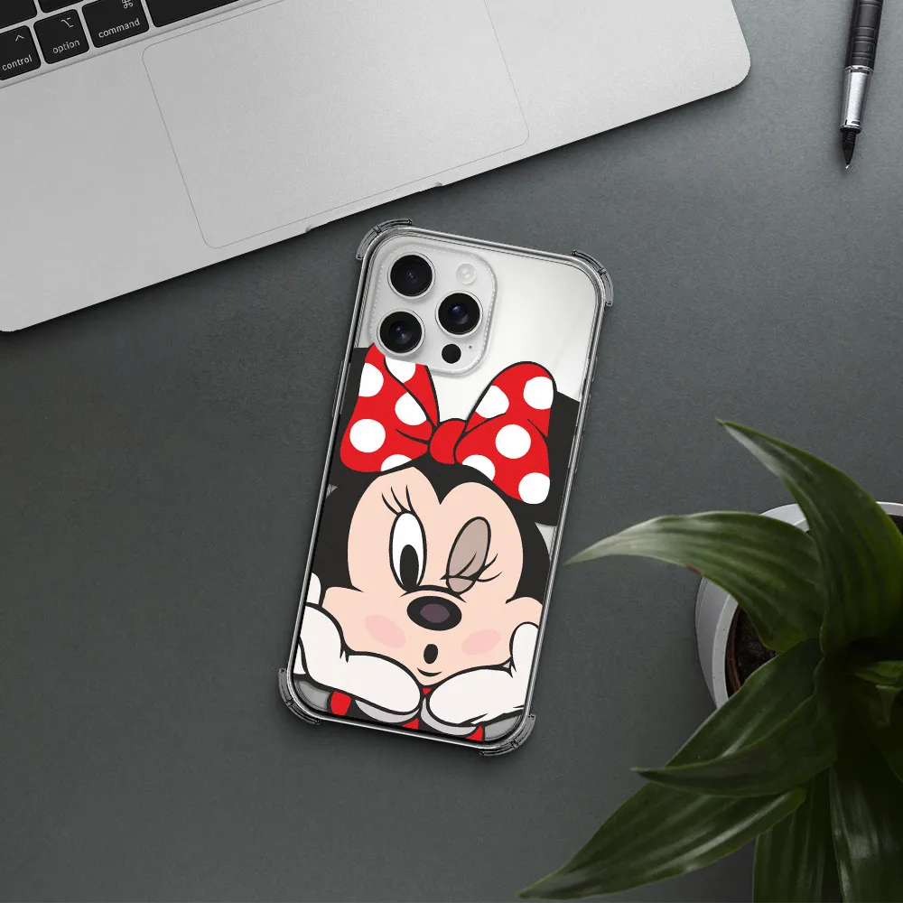 Minnie Mouse Apple Iphone 16 Pro Max Clear Pc Case