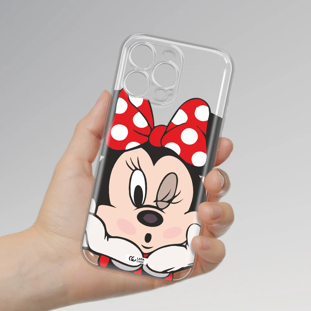 Minnie Mouse Apple Iphone 16 Pro Max Clear Tpu Case
