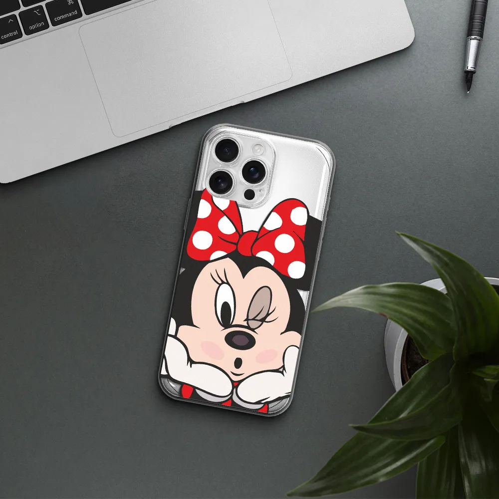Minnie Mouse Apple Iphone 16 Pro Max Clear Tpu Case