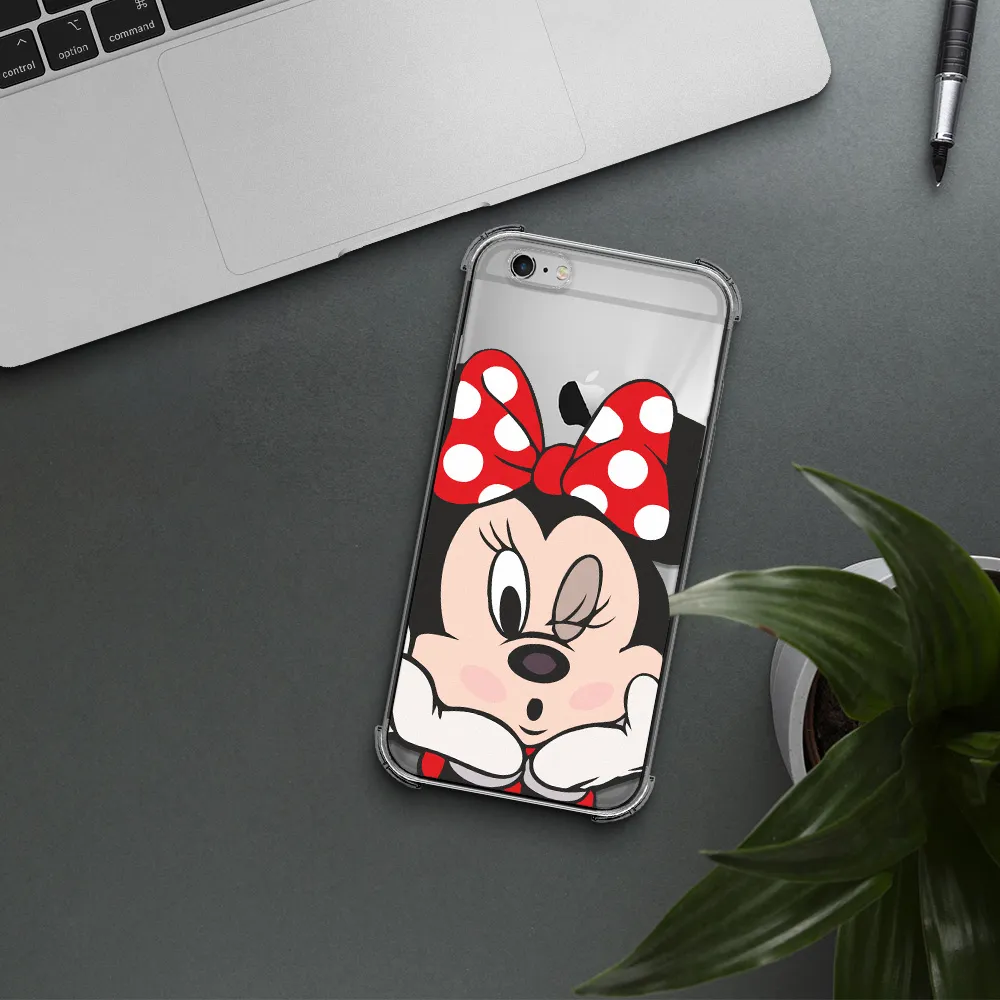 Minnie Mouse Apple iPhone 6 plus Clear PC Case