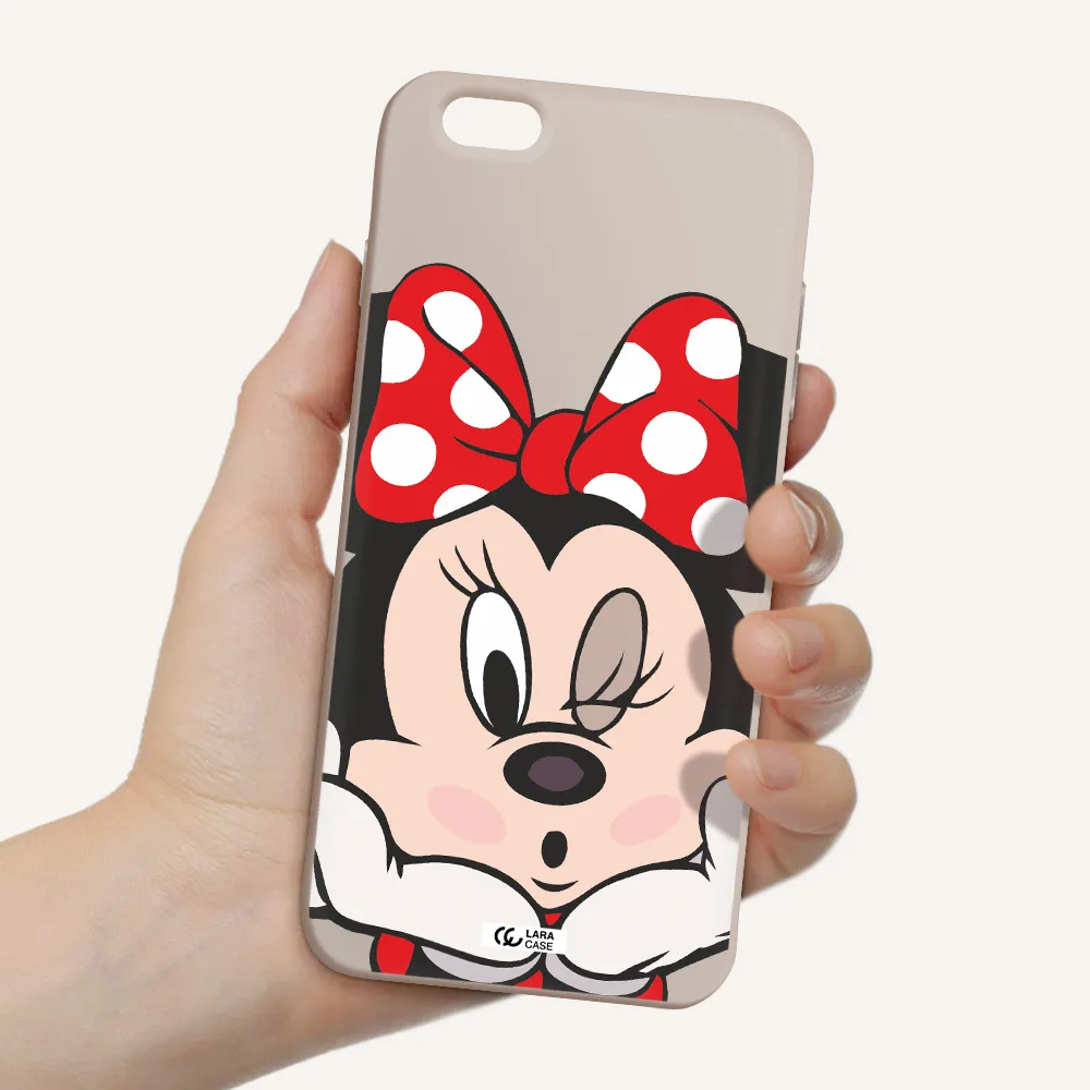 Minnie Mouse Apple iPhone 6 plus Silicone Stone Case