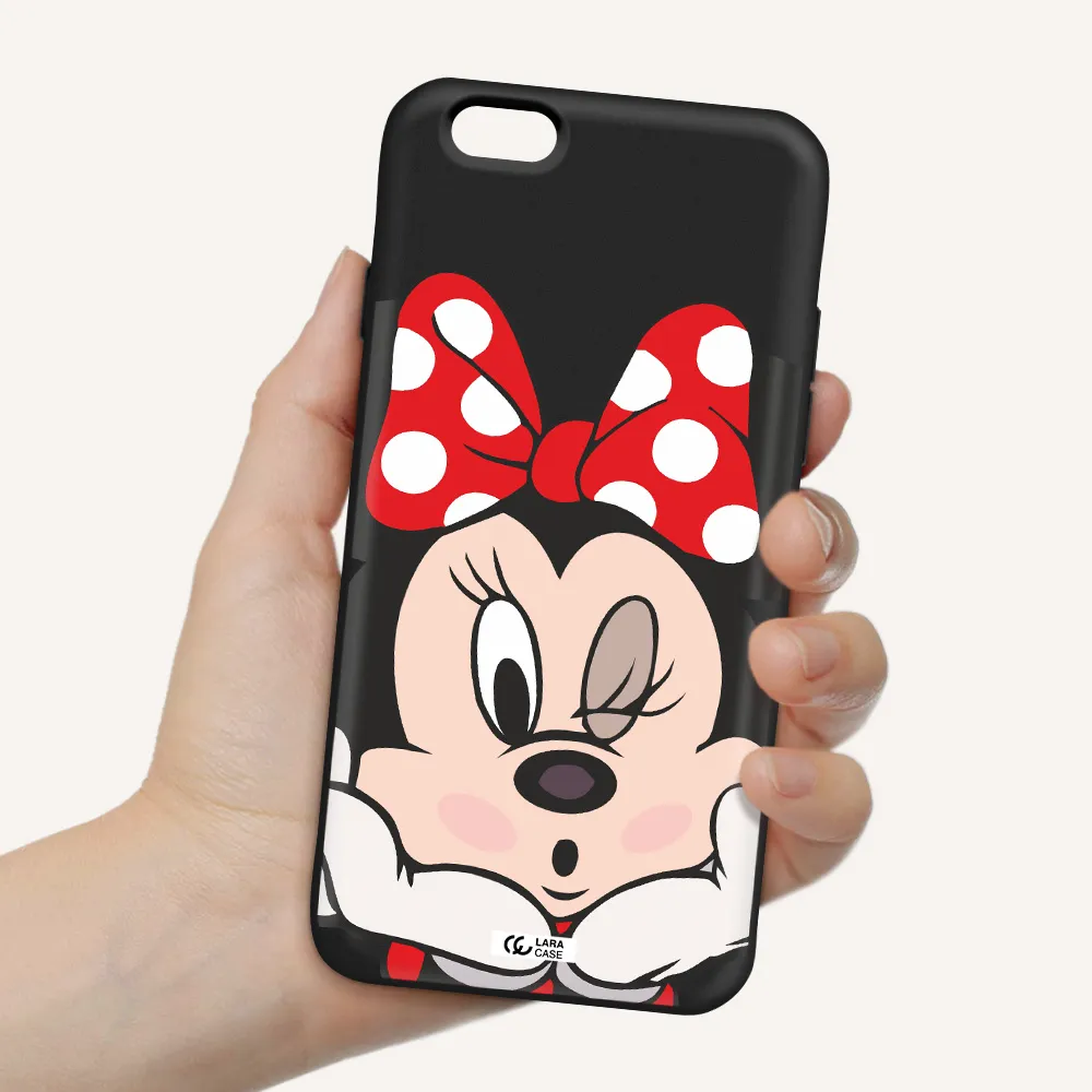 Minnie Mouse Apple iPhone 6 Silicone black Case