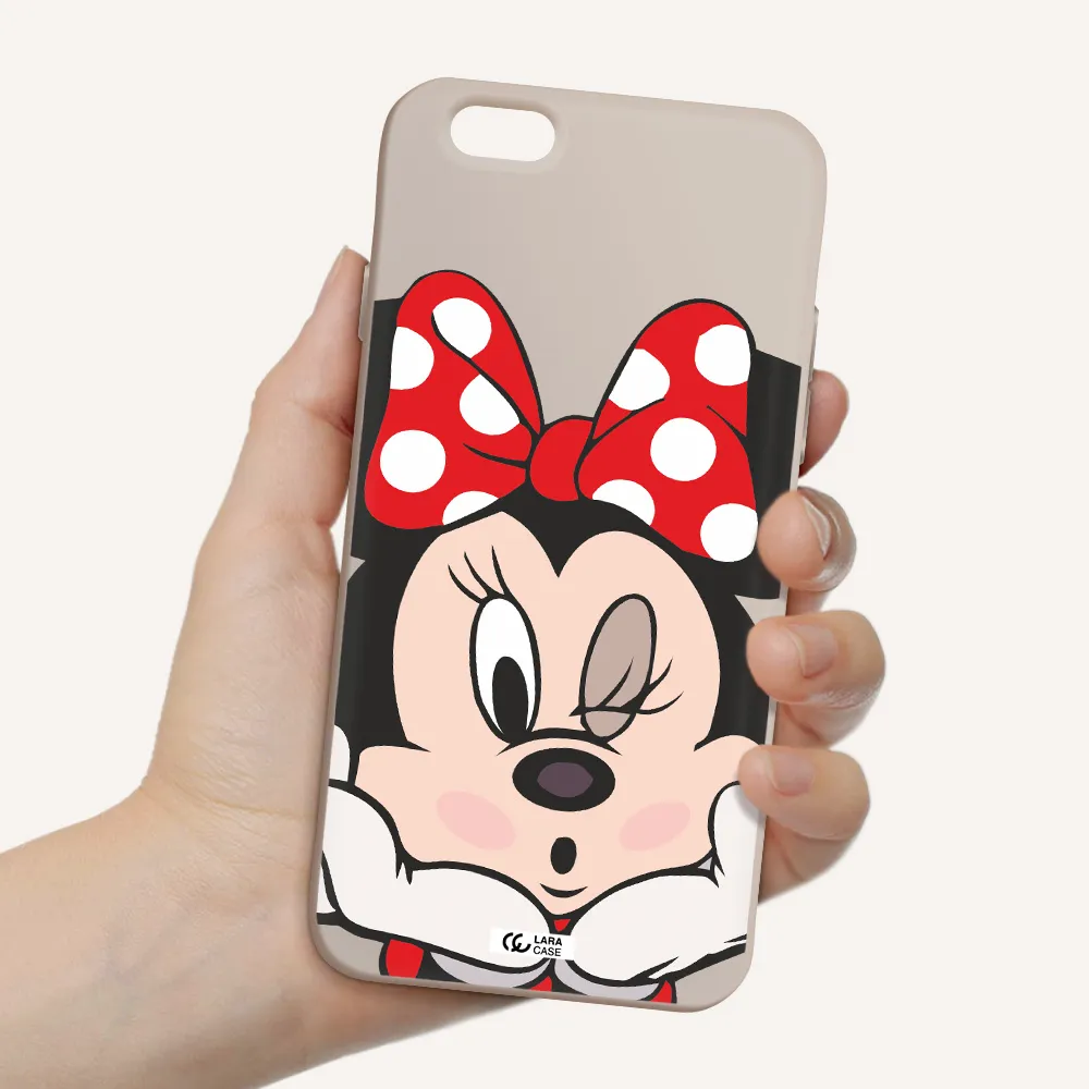 Minnie Mouse Apple iPhone 6 Silicone Stone Case
