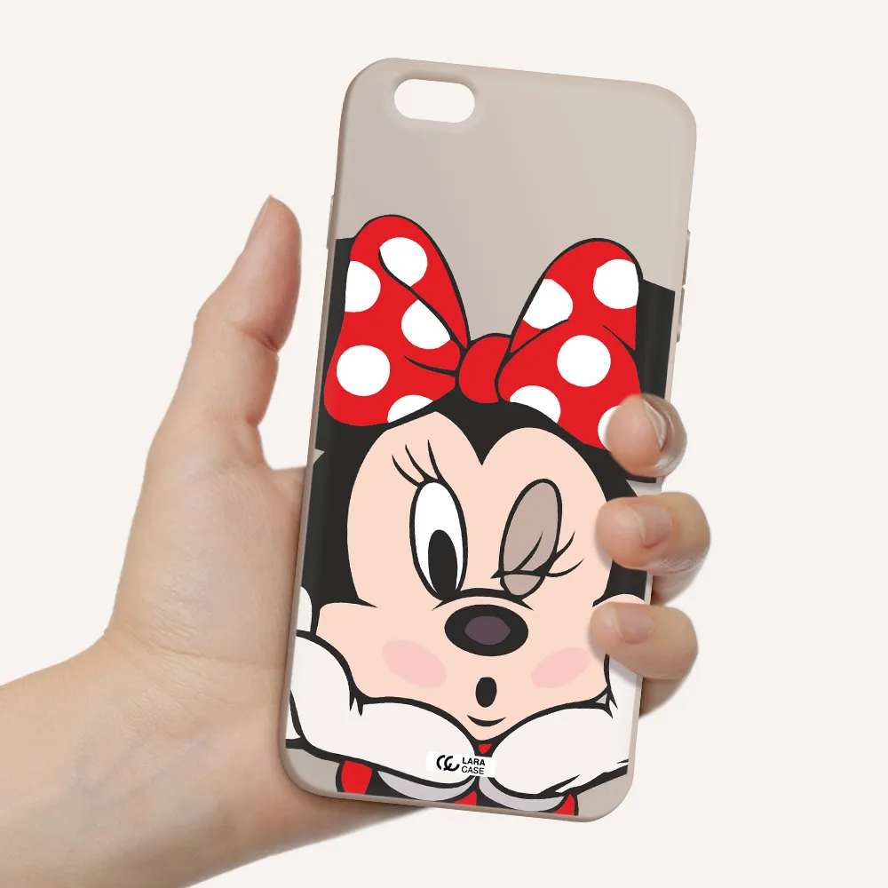 Minnie Mouse Apple iPhone 6S Silicone Stone Case