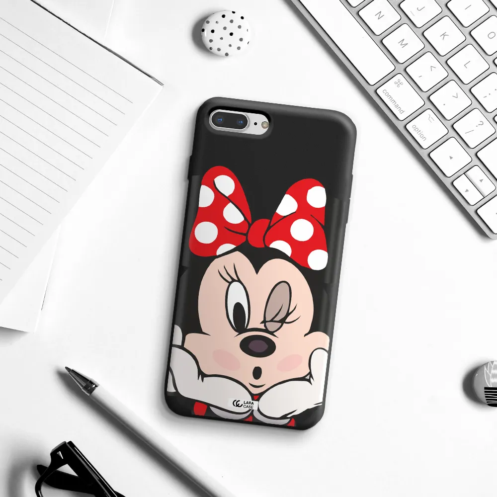 Minnie Mouse Apple iPhone 7 plus Silicone black Case