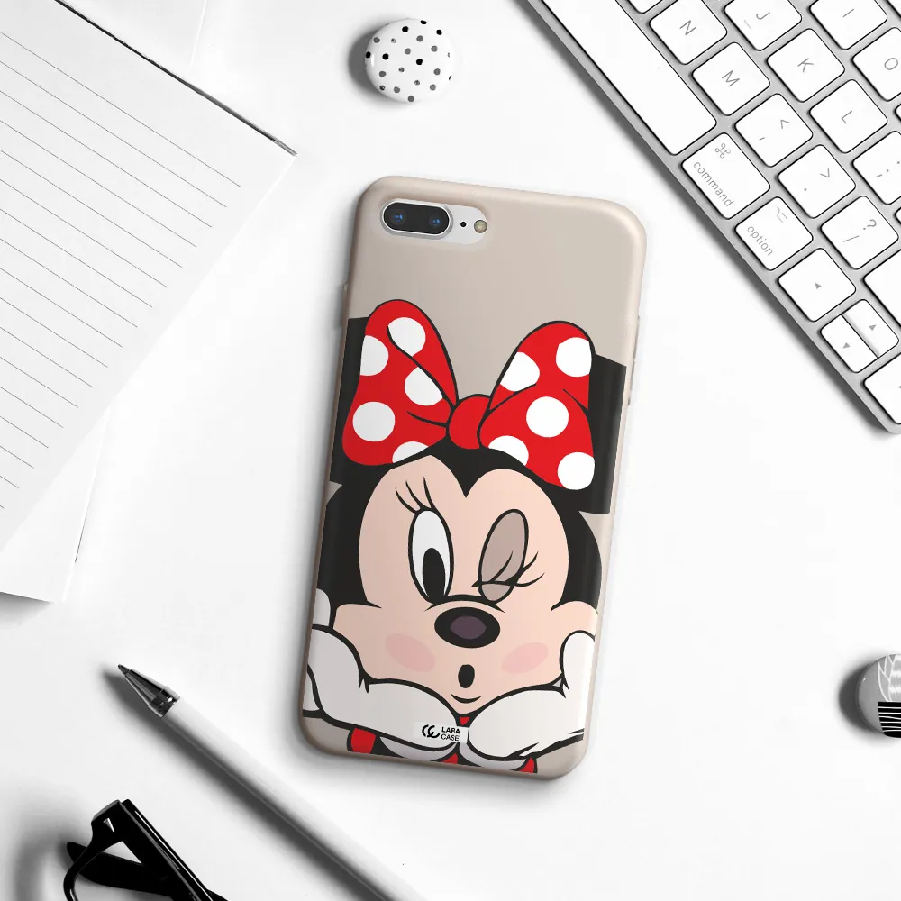 Minnie Mouse Apple iPhone 7 plus Silicone Stone Case