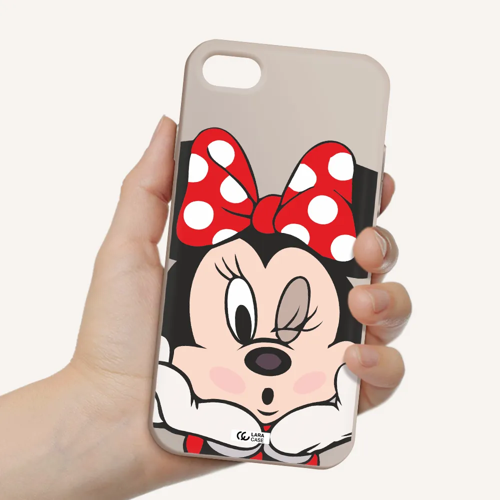 Minnie Mouse Apple iPhone 7 Silicone Stone Case
