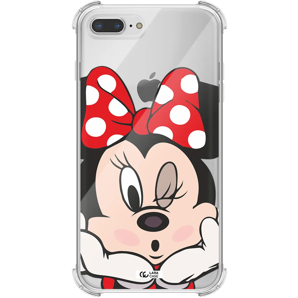 Minnie Mouse Apple iPhone 8 plus Clear PC Case