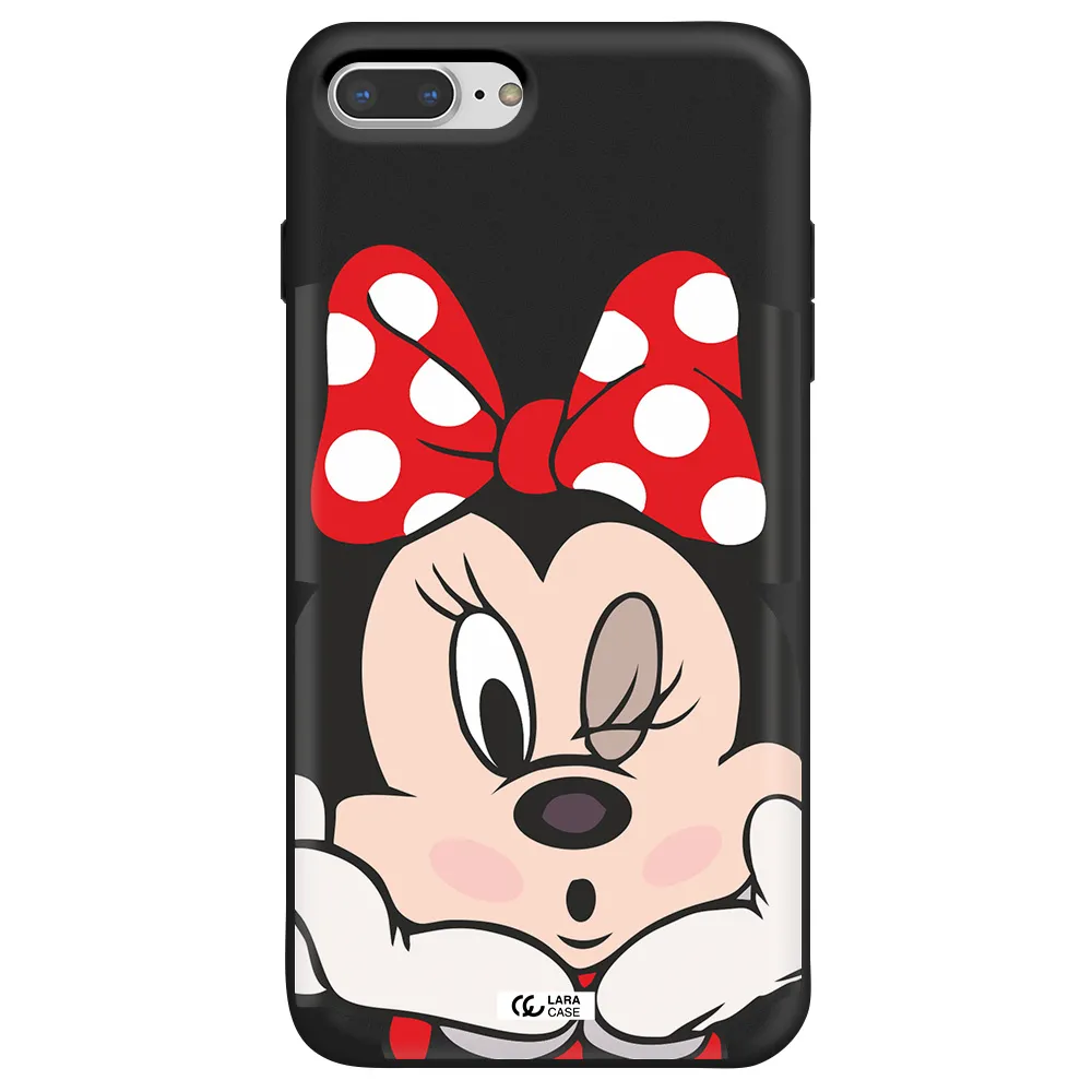 Minnie Mouse Apple iPhone 8 plus Silicone black Case