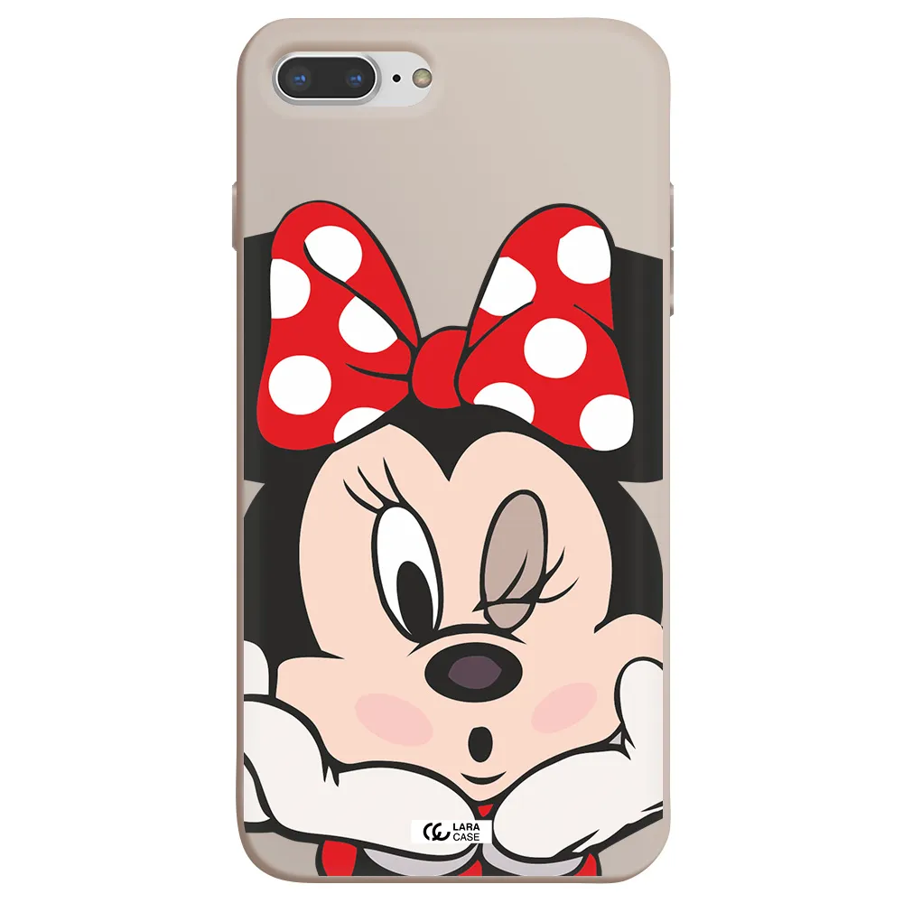 Minnie Mouse Apple iPhone 8 plus Silicone Stone Case