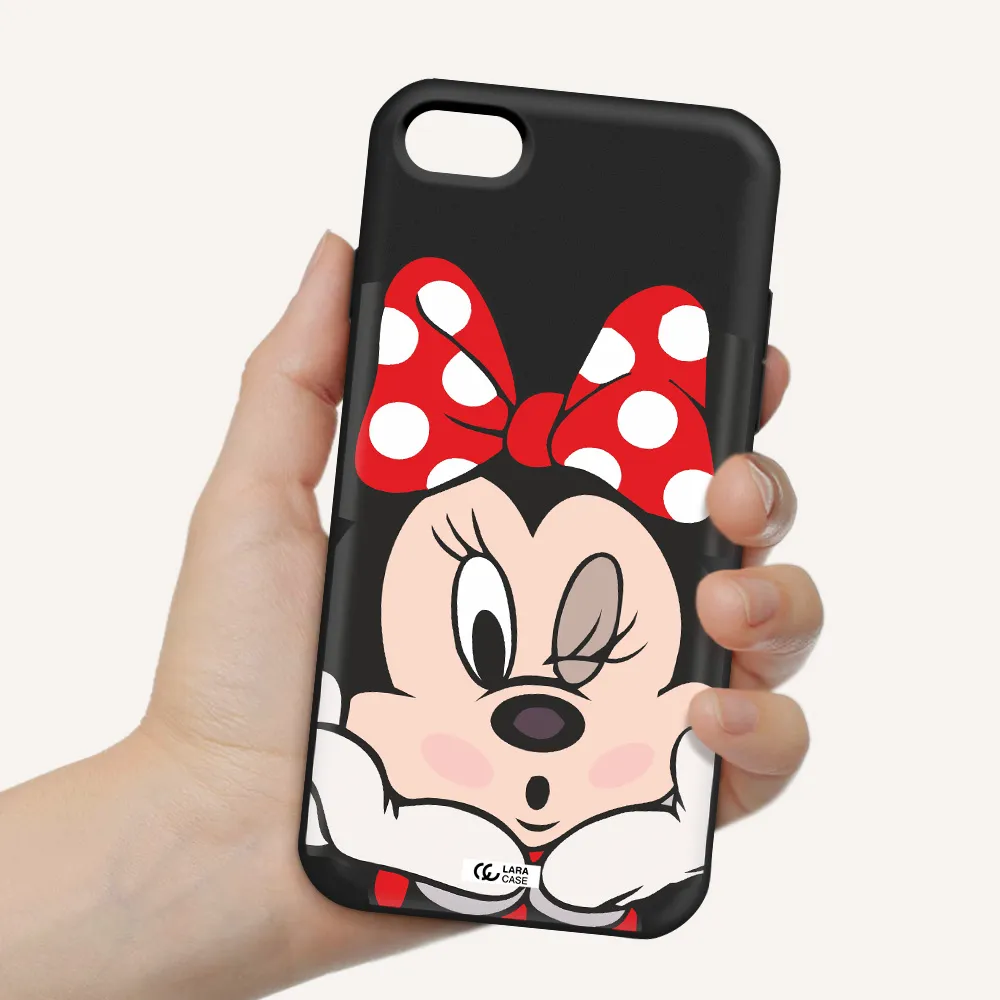 Minnie Mouse Apple iPhone 8 Silicone black Case