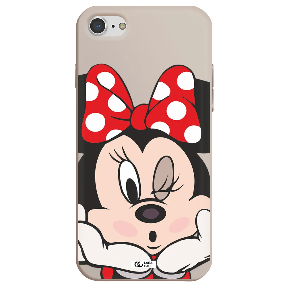 Minnie Mouse Apple iPhone 8 Silicone Stone Case