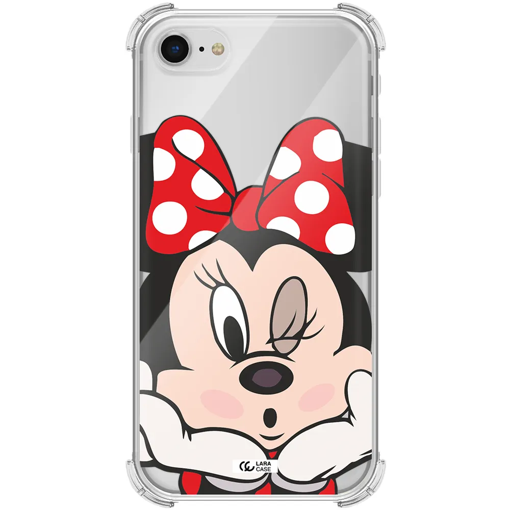 Minnie Mouse Apple iPhone se 2020 Clear PC Case