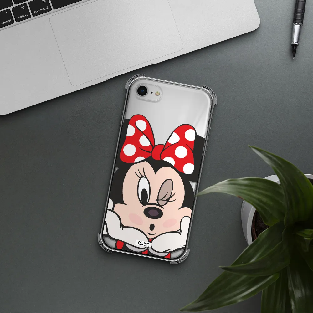 Minnie Mouse Apple iPhone se 2020 Clear PC Case